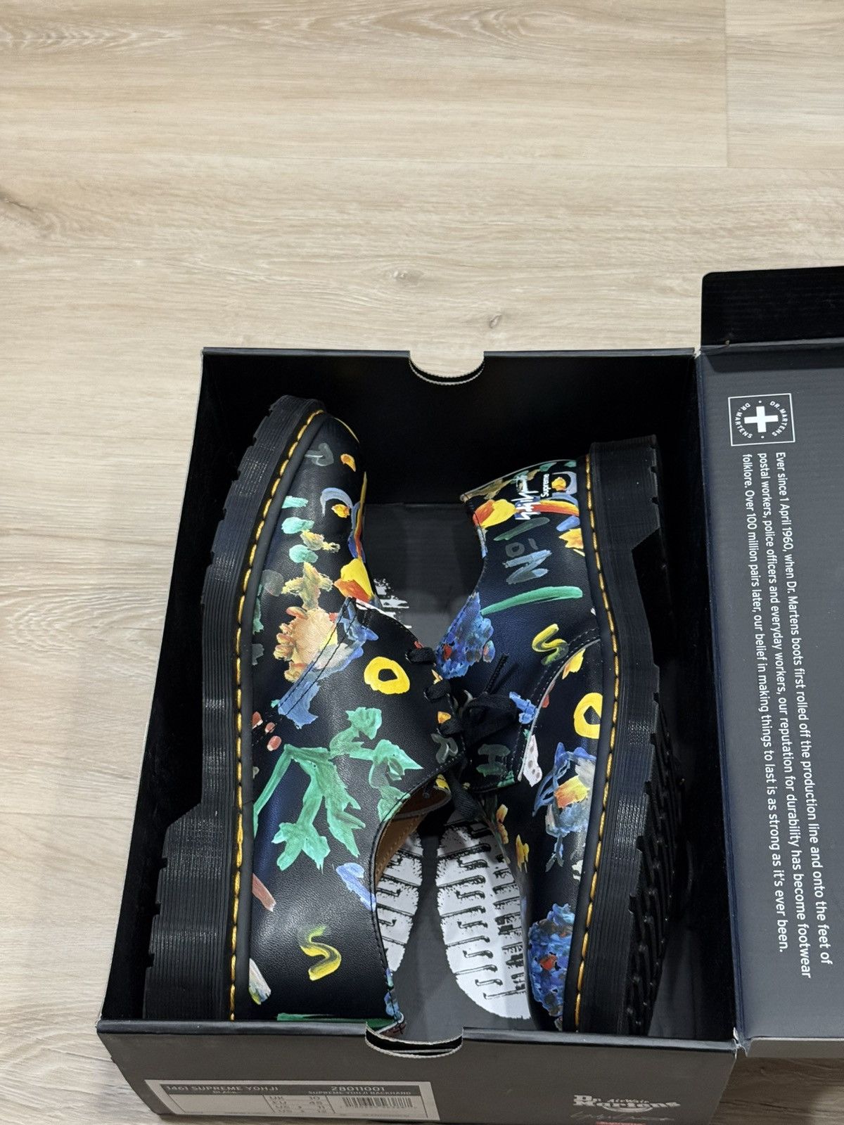 Supreme × Yohji Yamamoto Supreme Yohji Yamamoto Dr Marten 1461 Shoes Size US 11 / EU 44 - 2 Thumbnail