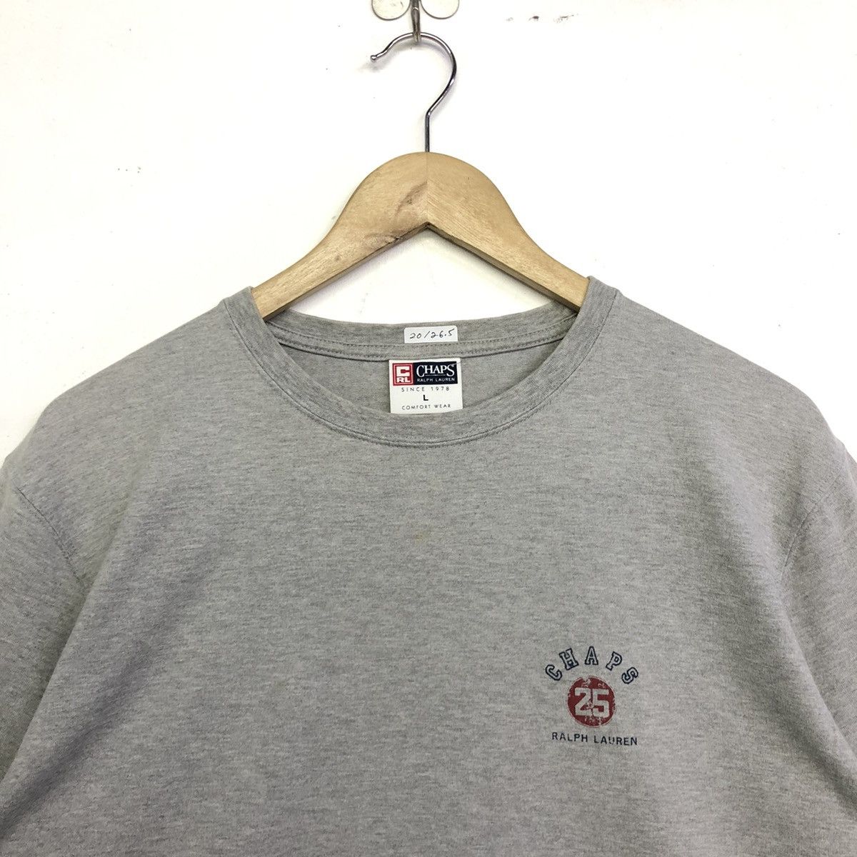 Chaps Ralph Lauren × Vintage Vintage Chaps Ralph Lauren 25 Flags Backhitt Tshirt Size US L / EU 52-54 / 3 - 4 Thumbnail