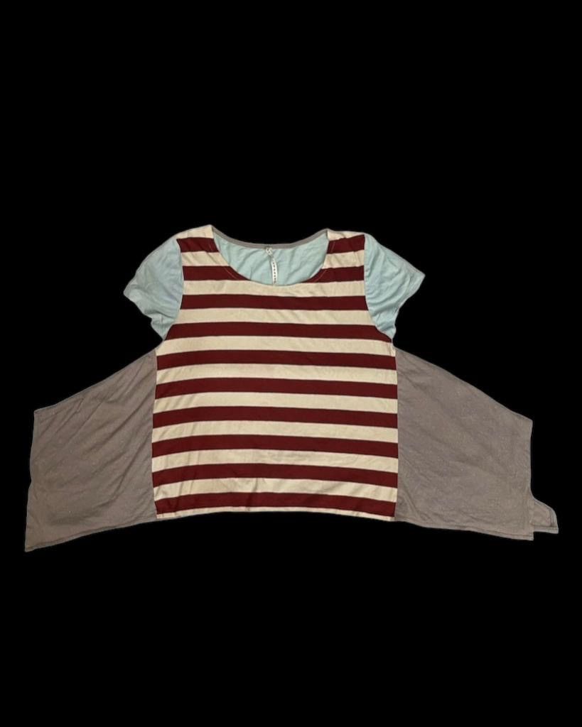 Designer × Issey Miyake × Sunao Kuwahara Sunao Kuwahara by Issey Miyake Shirt Stripe Wide Size M / US 6-8 / IT 42-44 - 3 Thumbnail