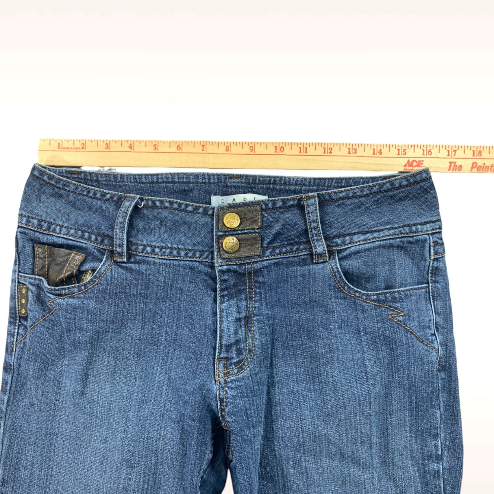 Cabi Jeans Women 32x29 Bootcut Denim Stretch Medium Blue  display picture 1
