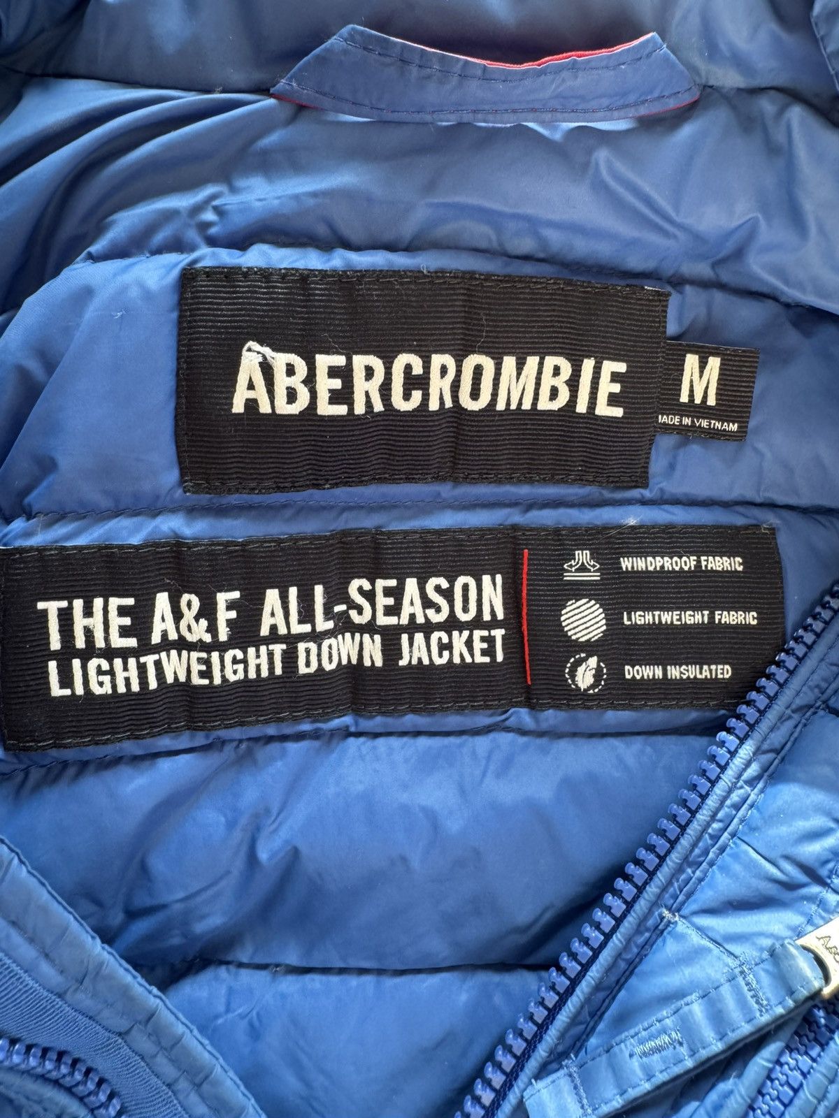 Abercrombie & Fitch ABERCROMBIE & FITCH QUALITY PUFFER JACKET Size US M / EU 48-50 / 2 - 3 Thumbnail