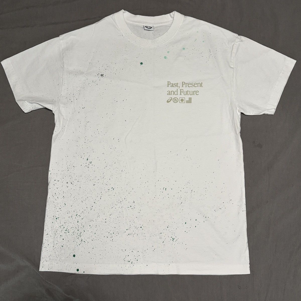 Asics × HIDDEN Hidden PPF Painted Asics Tiger Tee White Multicolor Size US M / EU 48-50 / 2 - 1 Thumbnail