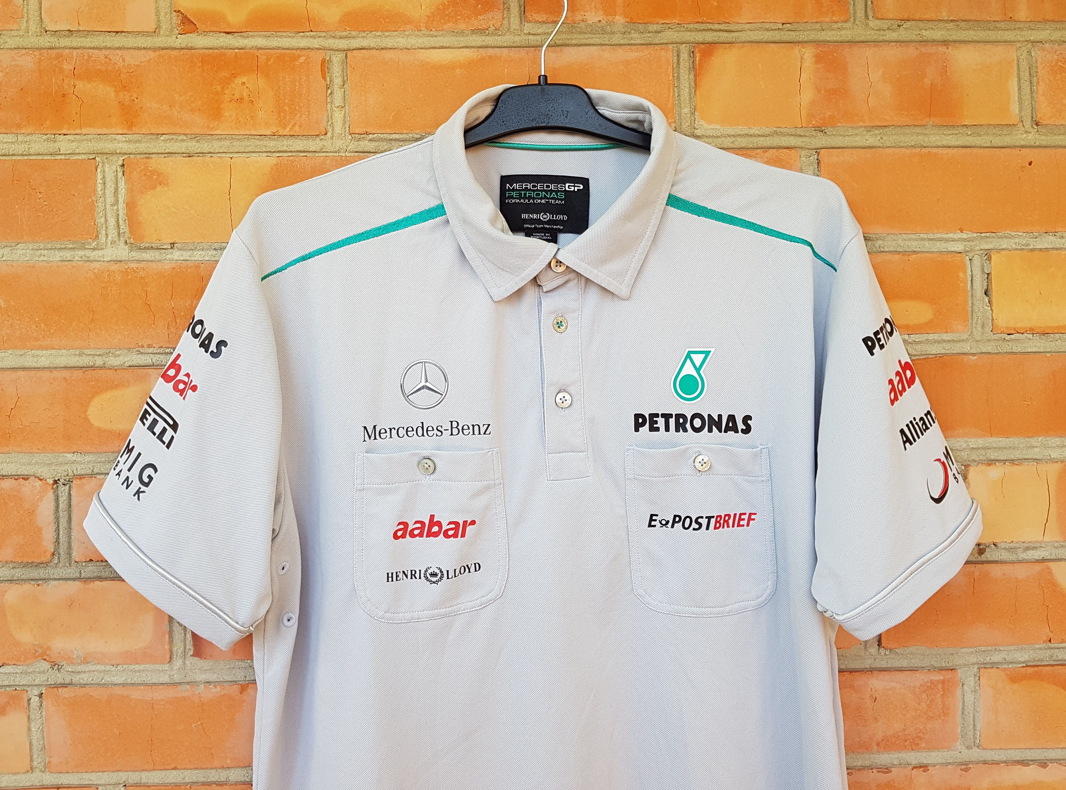 Henri Lloyd Mercedes GP Formula One Petronas Henri LLoyd Polo F1 Size US L / EU 52-54 / 3 - 3 Thumbnail
