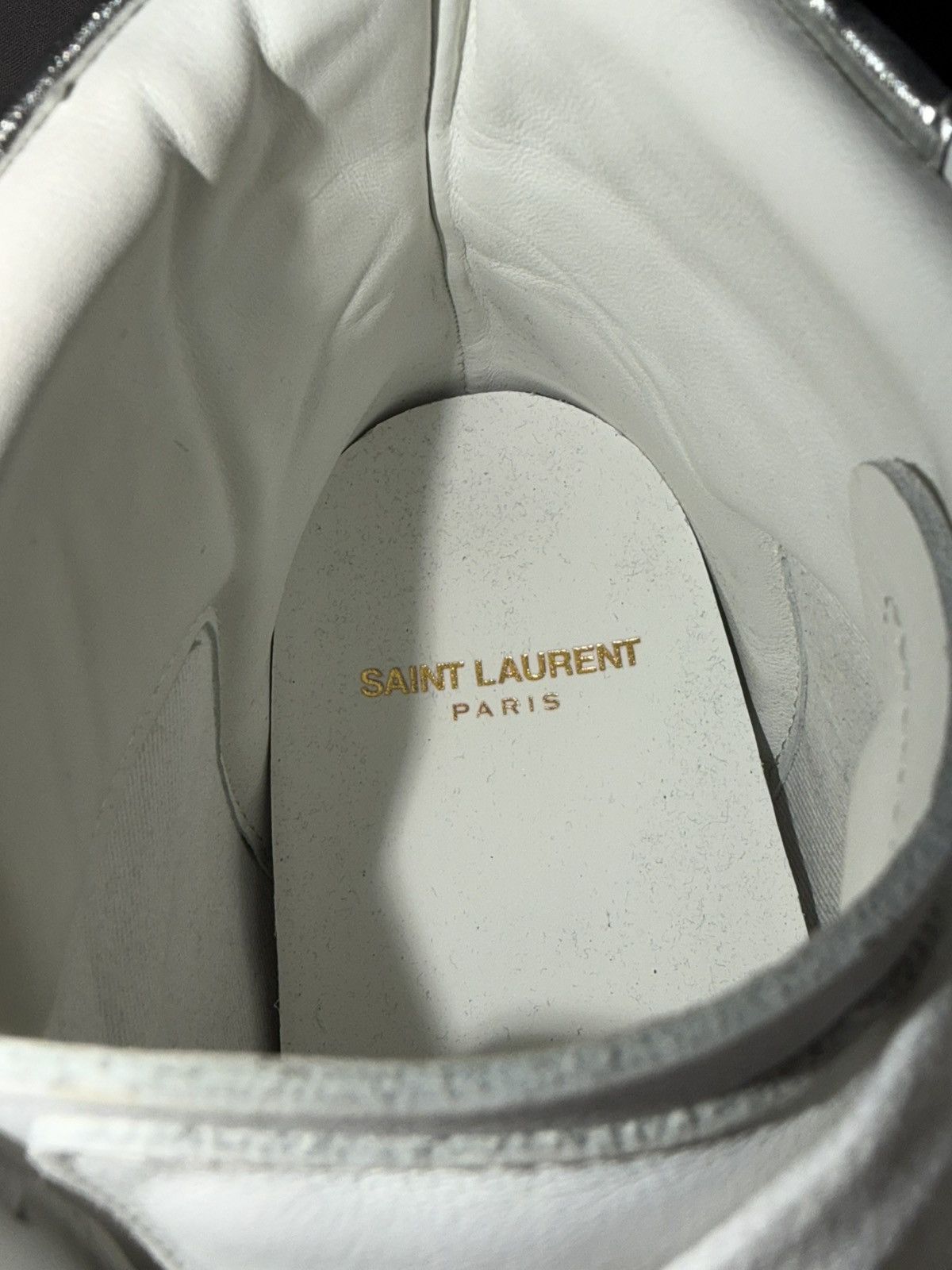 Saint Laurent Paris Saint Laurent SL06 Star Hi-Top leather sneakers Size US 7 / EU 40 - 10 Thumbnail