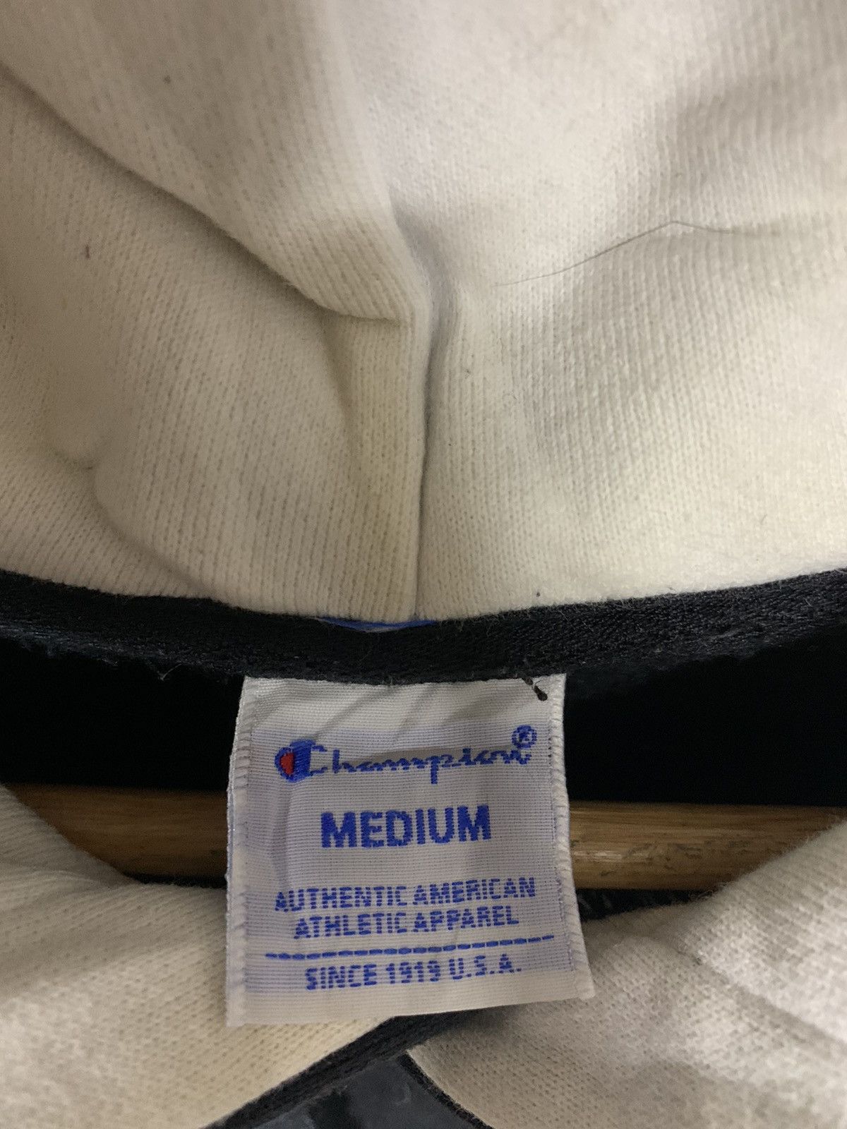 Champion Rare Vintage 90's Champion SpellOut Sweatshirt Hoodie Size US M / EU 48-50 / 2 - 7 Thumbnail