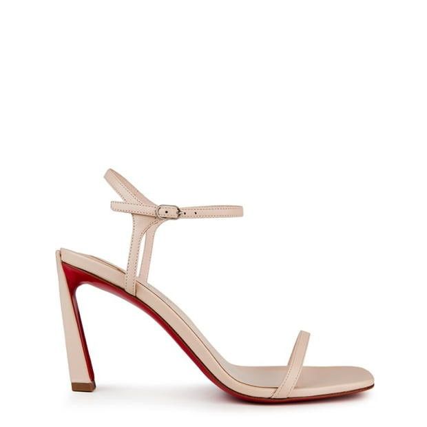 Christian Louboutin Condora 80mm Leather Sandals Size US 10 / IT 40 - 1 Thumbnail