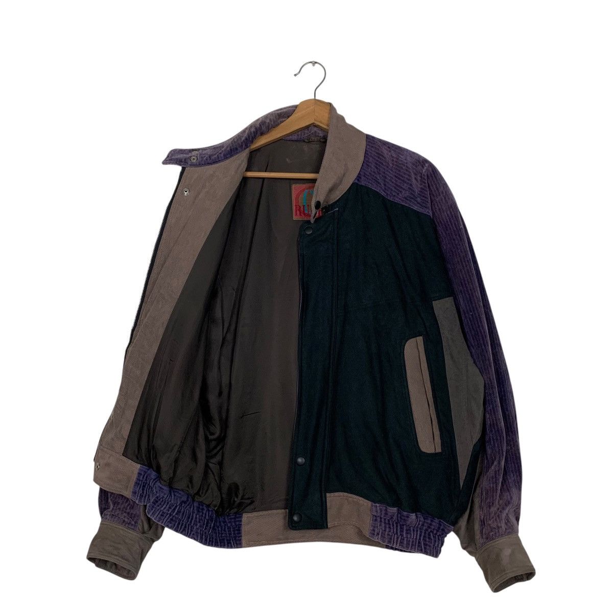 Vintage GER RUFFINI Purple Corduroy Hybrid Jacket #2795-C126 Size US L / EU 52-54 / 3 - 8 Thumbnail