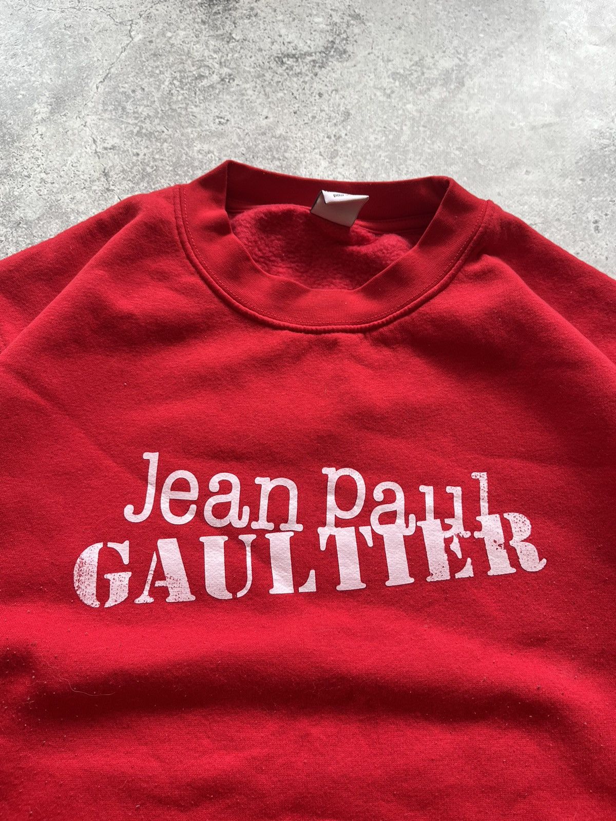Jean Paul Gaultier × Vintage Rare Jean Paul Gaultier Spellout Logo Christmas Sweatshirt Size US S / EU 44-46 / 1 - 5 Thumbnail
