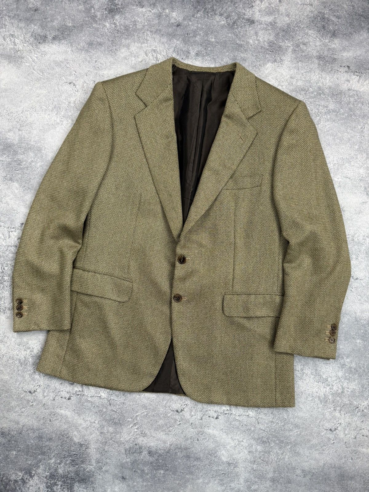 Brioni Brioni 100% Cashmere Tweed Blazer Jacket Made In Italy Size 40R - 3 Thumbnail