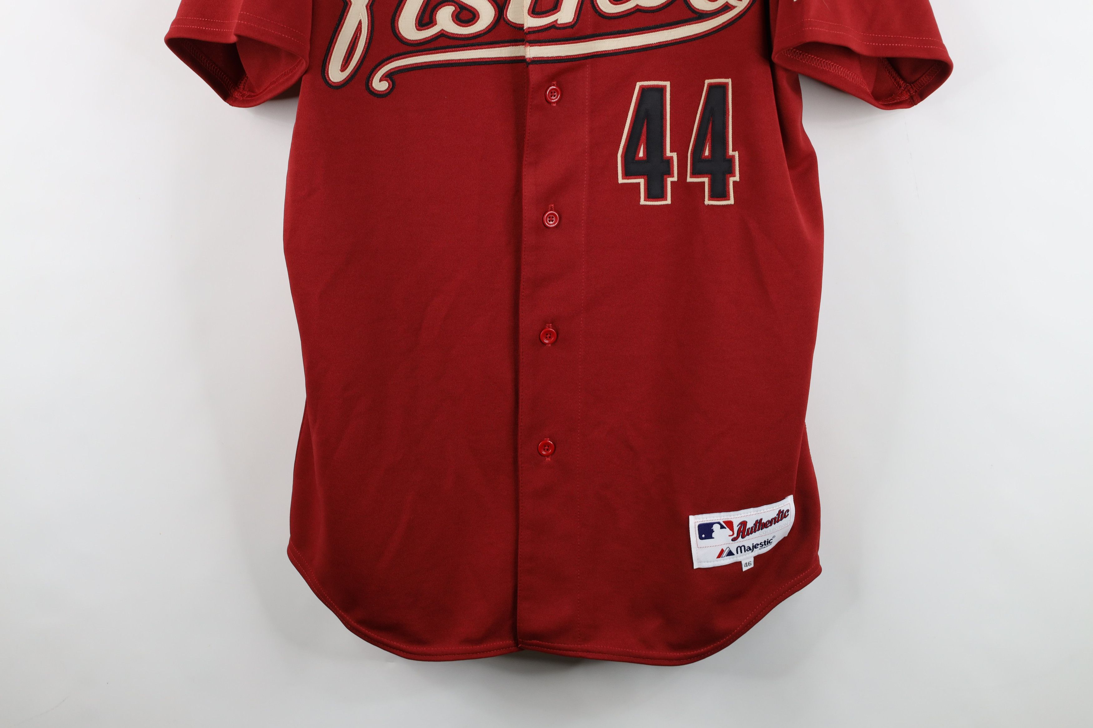 Majestic Vintage 90s Majestic Houston Astros Baseball Jersey #44 USA Size US XXL / EU 58 / 5 - 3 Thumbnail