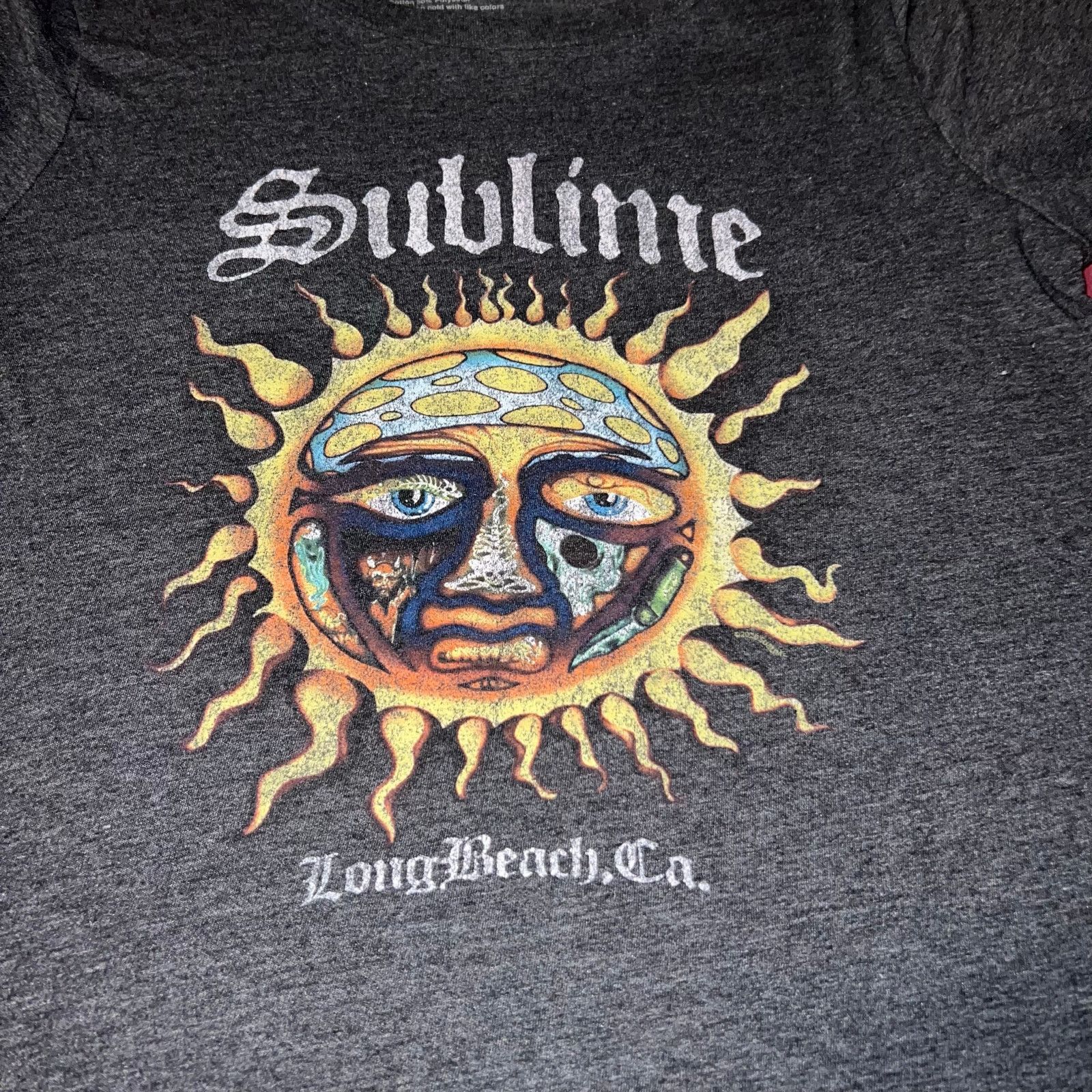 Sublime Sublime Long Beach CA Women’s Gray Short Sleeve T-Shirt LG Size L / US 10 / IT 46 - 3 Thumbnail