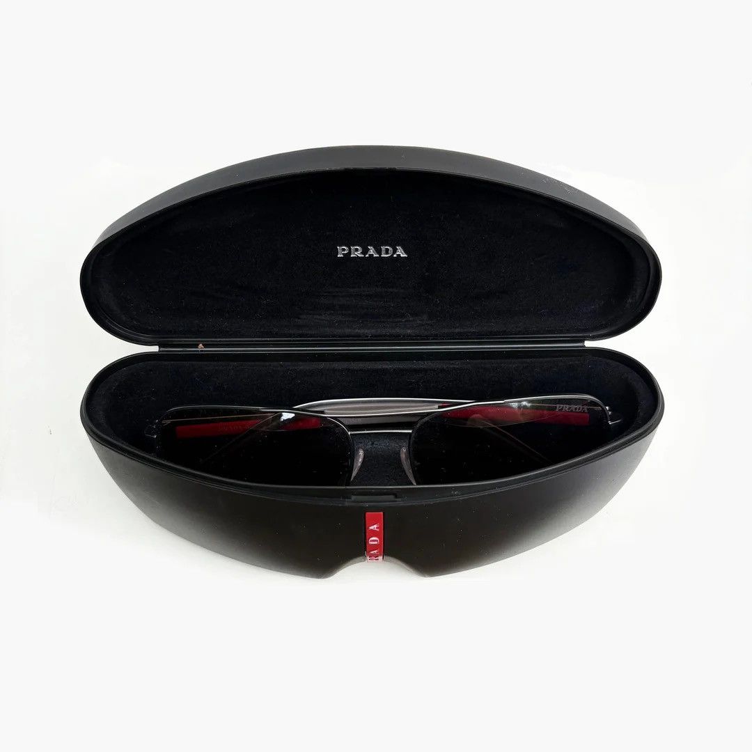Prada Prada 2000 Vintage Linea Rossa SPS 53X Aviator Sunglasses Size ONE SIZE - 2 Thumbnail