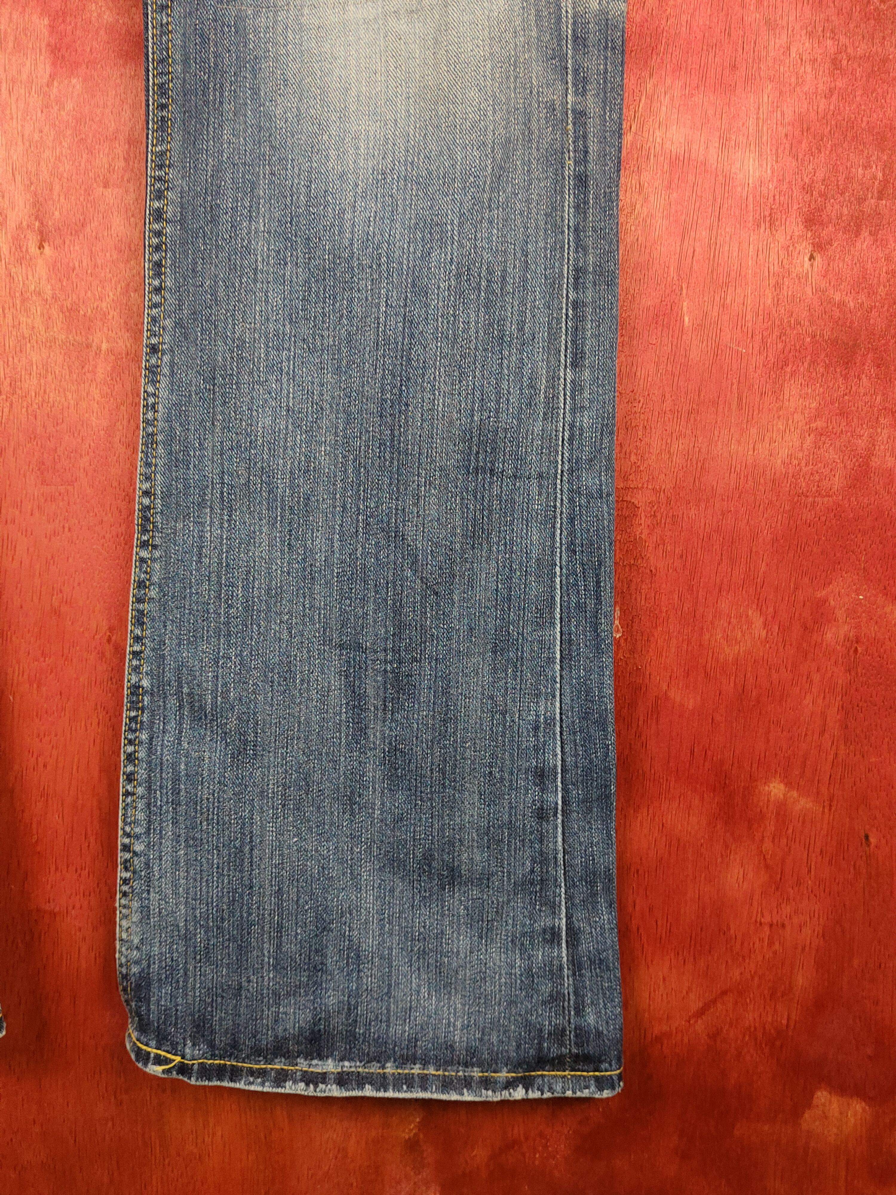 Japanese Brand Lee Blue Distressed Ripped Jeans #S2200 Size US 36 / EU 52 - 8 Thumbnail