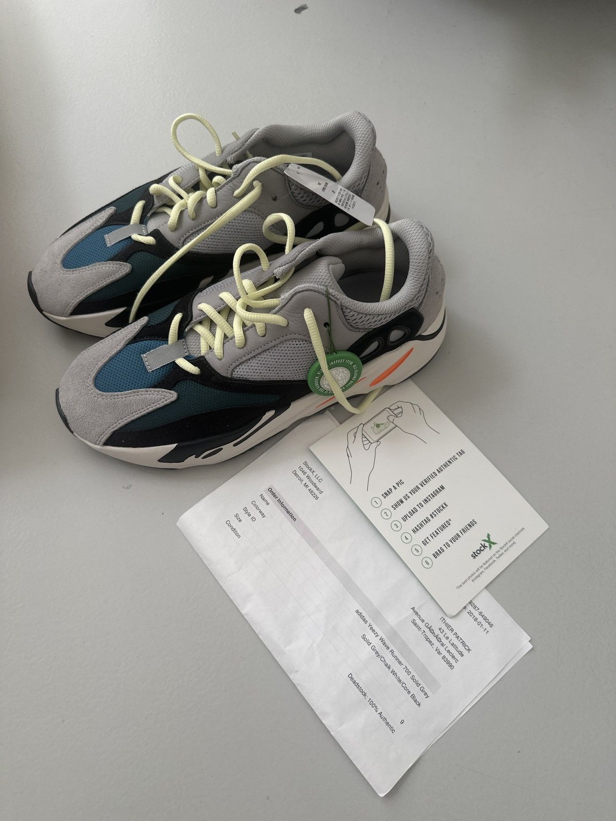 Adidas × Yeezy Yeezy wave runner boost 700 Size US 9 / EU 42 - 8 Thumbnail