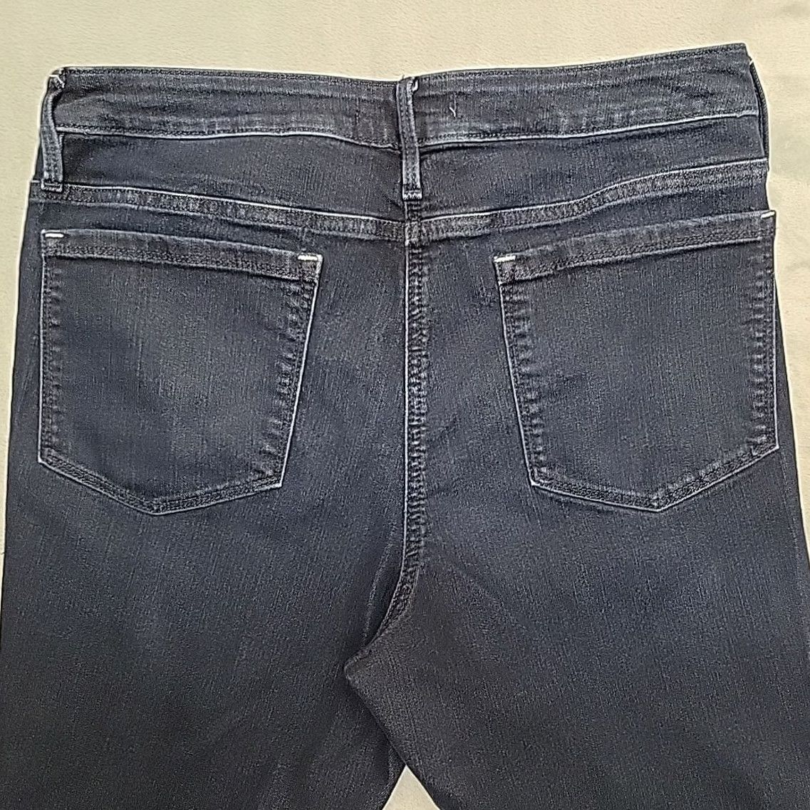 Athleta Athleta Jeans Womens 14 Blue Sculptek Dark Wash Denim Straight Stretch Classic Size 36" / US 14 / IT 50 - 7 Thumbnail