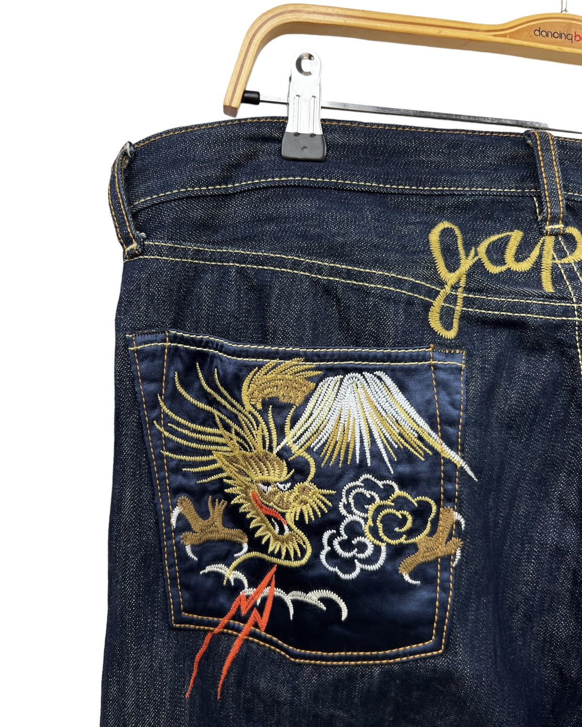 Eternal × Japanese Brand Eternal Japan Sukajan Dragon Tiger Denim Size US 37 - 7 Thumbnail