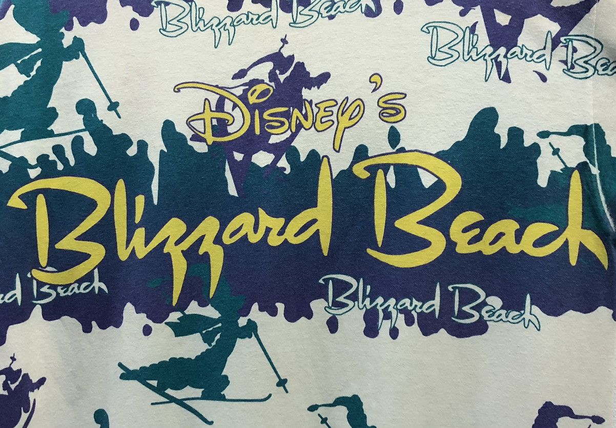 Disney Vintage Walt Disney World Blizzard Beach Made In Usa T-Shirt Size US L / EU 52-54 / 3 - 3 Thumbnail