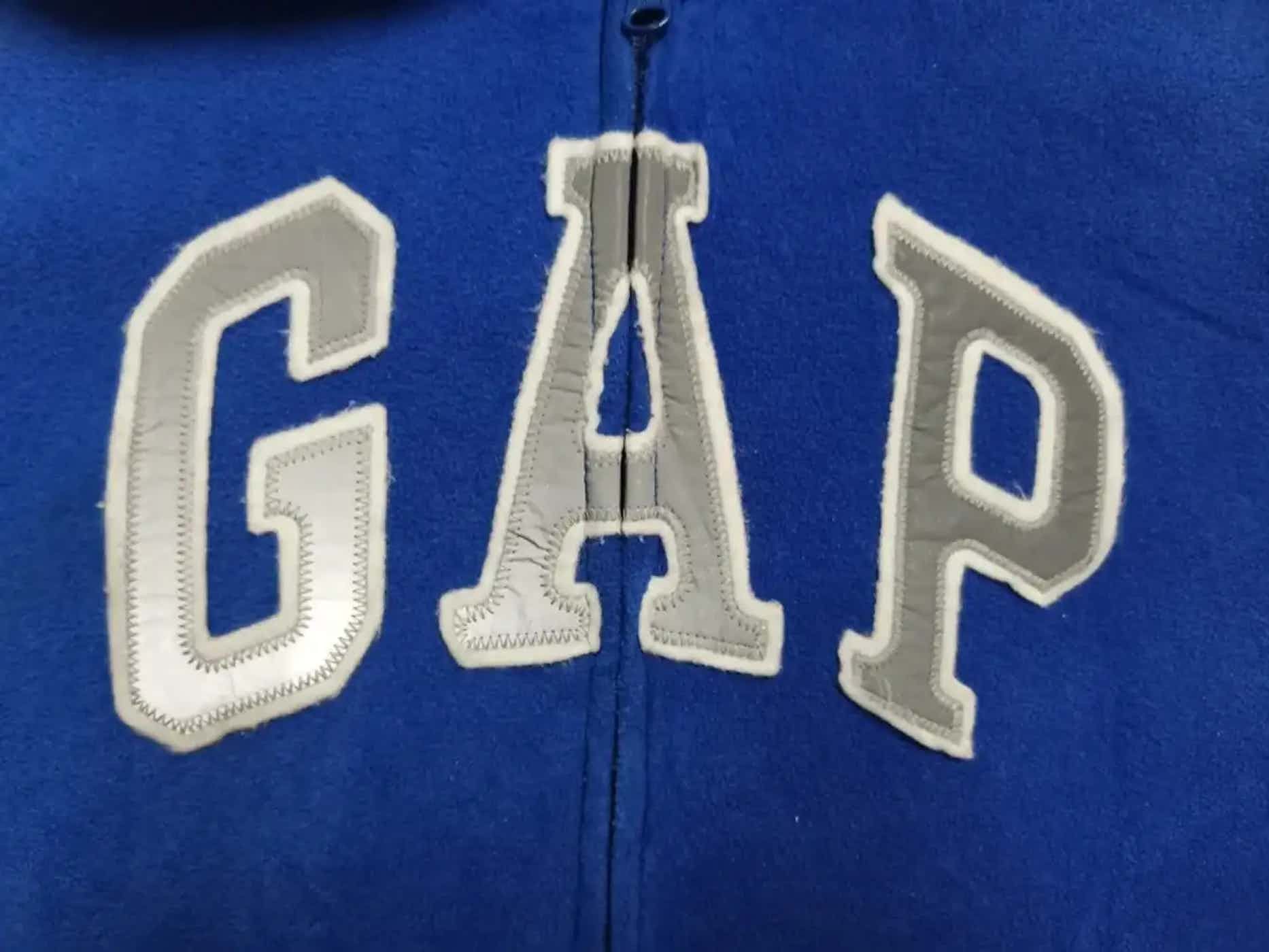 Gap Vintage GAP Kids Big Logo Zipper Hoodie Size US L / EU 52-54 / 3 - 2 Thumbnail