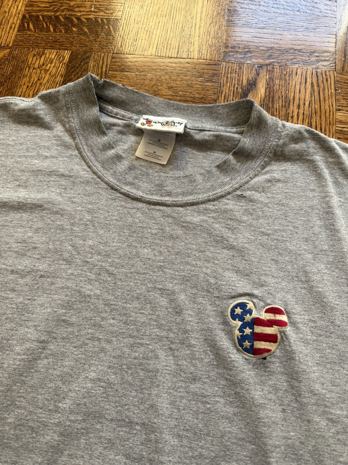 Disney Vintage Walt Disney World USA Embroidered Tee Size US M / EU 48-50 / 2 - 2 Thumbnail