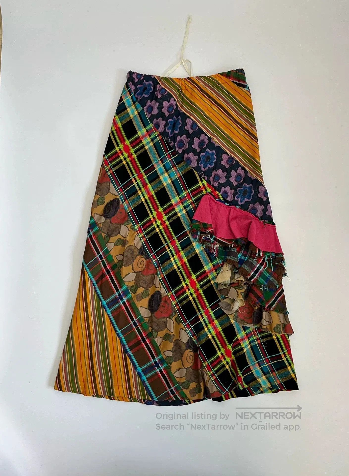 Rei Kawakubo Comme des Garçons Robe de Chambre Patchwork Skirt. Size 32" / US 10 / IT 46 - 2 Thumbnail