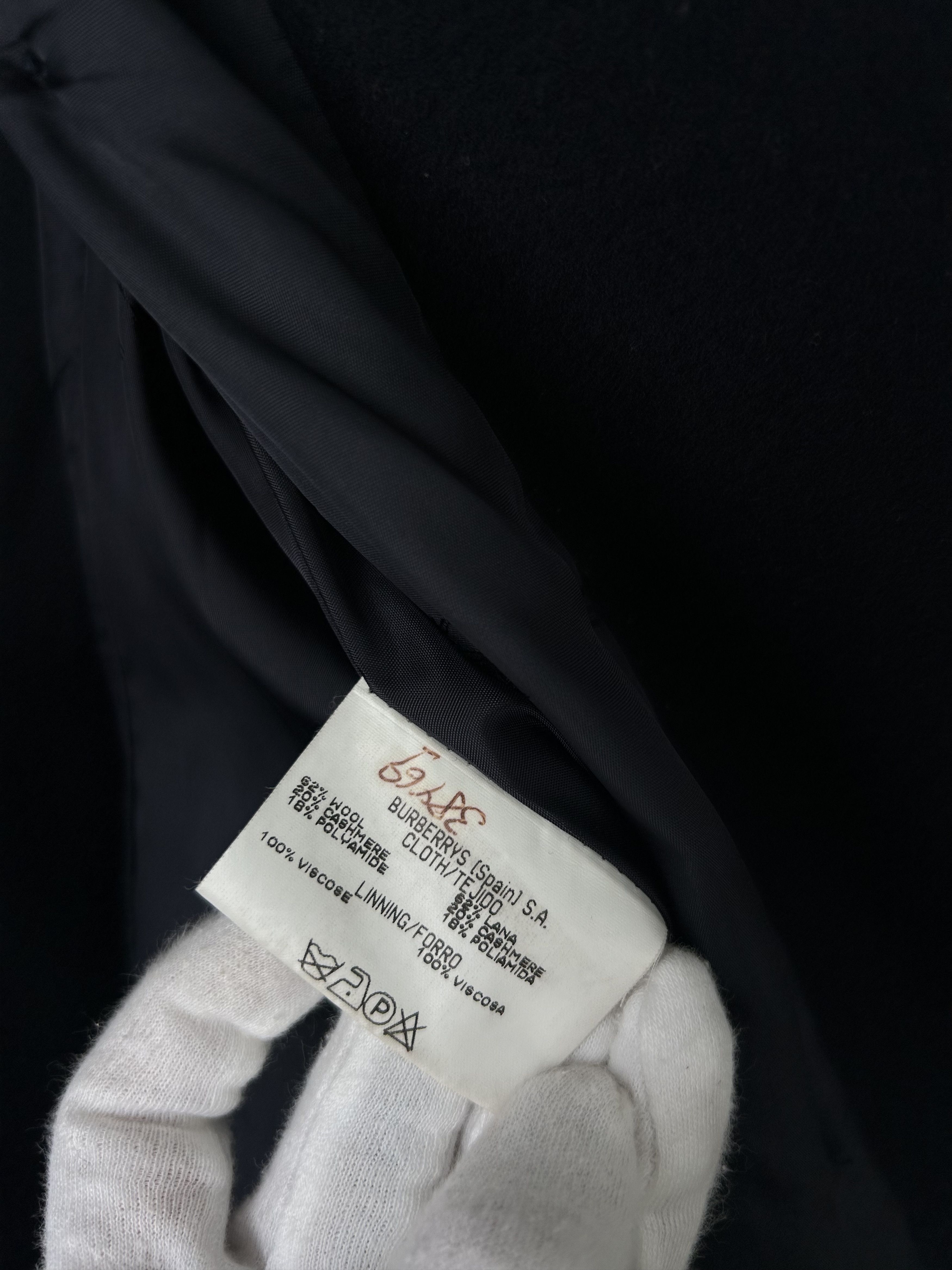 Burberry Burberrys Double-Breasted Wool Blazer with Gold Buttons Size L / US 10 / IT 46 - 10 Thumbnail