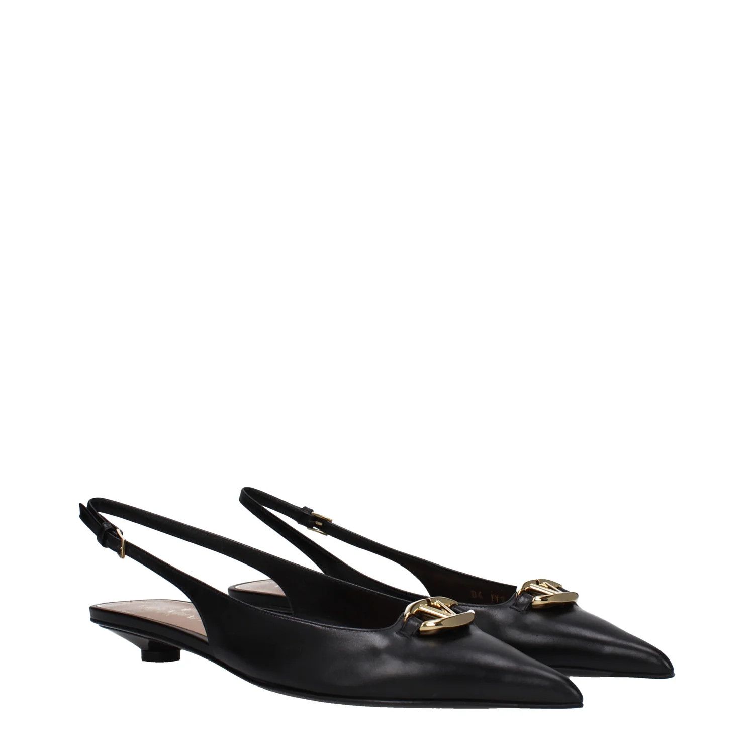 Valentino ob1o1e1224 Leather Sandals in Black Size US 6.5 / IT 36.5 - 2 Thumbnail