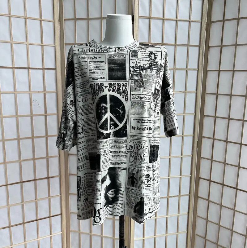 Dior Dior Multicolor Cotton Women's T-Shirt 0089 Size S / US 4 / IT 40 - 1 Thumbnail