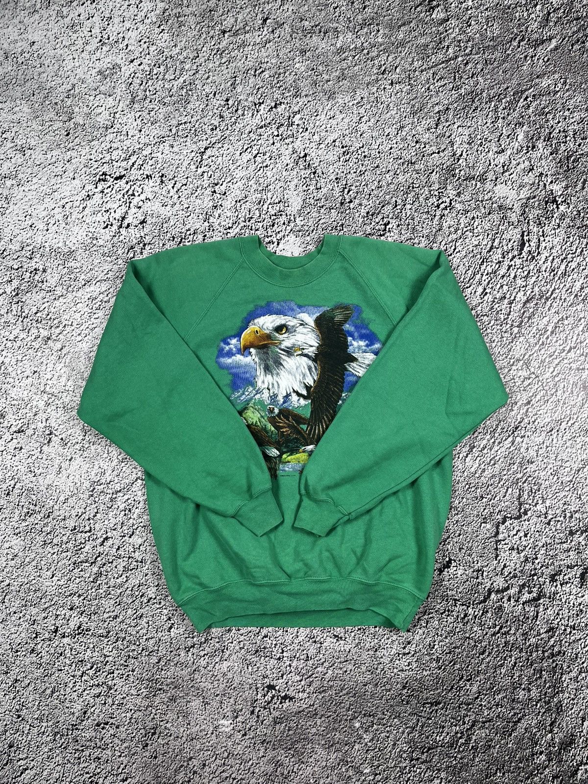 Vintage Vintage 90s American Eagle big logo outdoor sweatshirt M Size US M / EU 48-50 / 2 - 5 Thumbnail