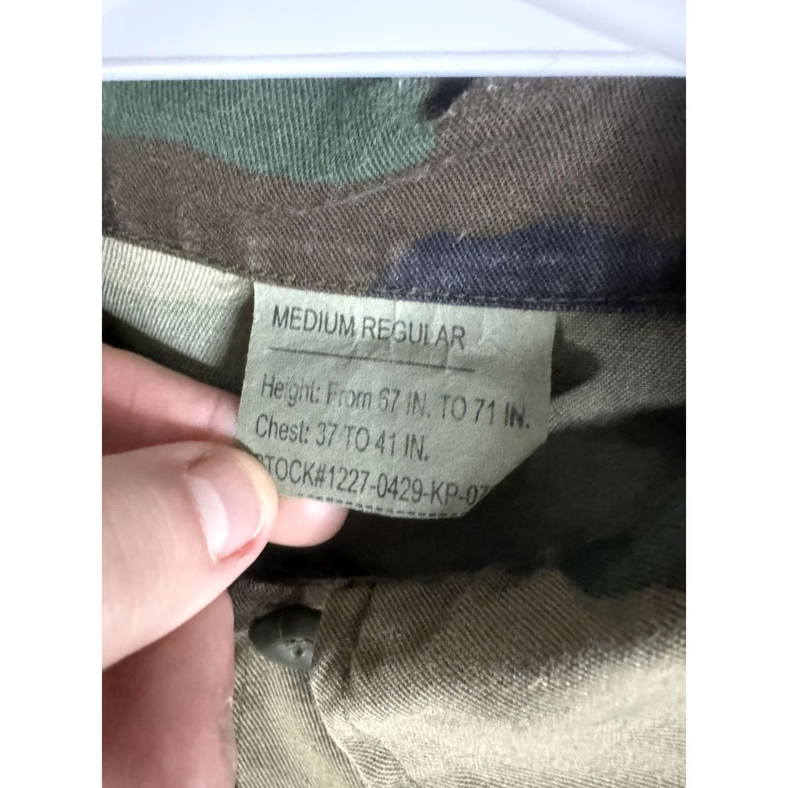 Vintage VINTAGE Military BDU Jacket Mens M Woodland Camo Combat Field Coat Uniform Shirt? Size US M / EU 48-50 / 2 - 7 Thumbnail
