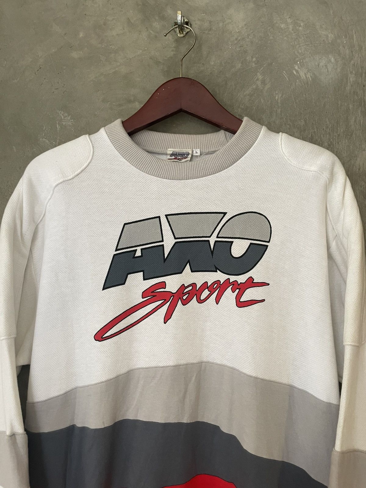 Gear for Sports × Vintage Vintage 90s AXO Sport Team Racing Motocross Sweatshirt Size US L / EU 52-54 / 3 - 3 Thumbnail