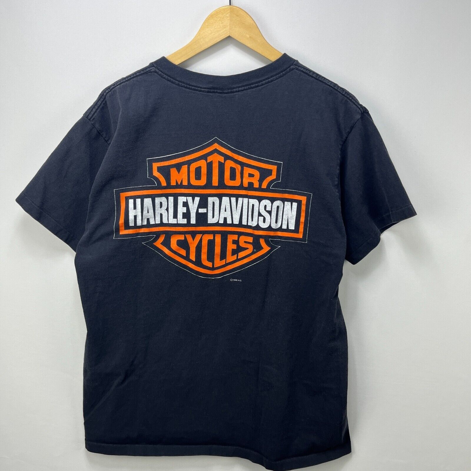 Vintage Vintage 90s Harley Davidson Eagle Single Stitch USA Large Size US L / EU 52-54 / 3 - 4 Thumbnail