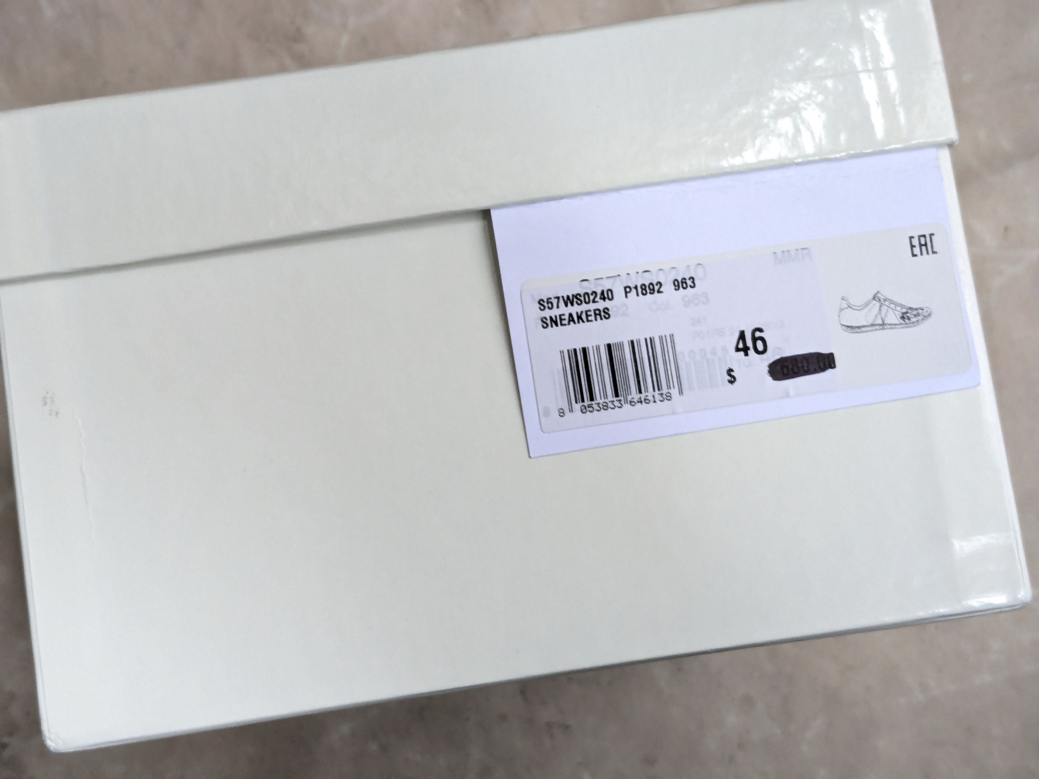 Maison Margiela Maison Margiela Replica GAT Black Paint Splatter 13 46 Size US 13 / EU 46 - 18 Thumbnail