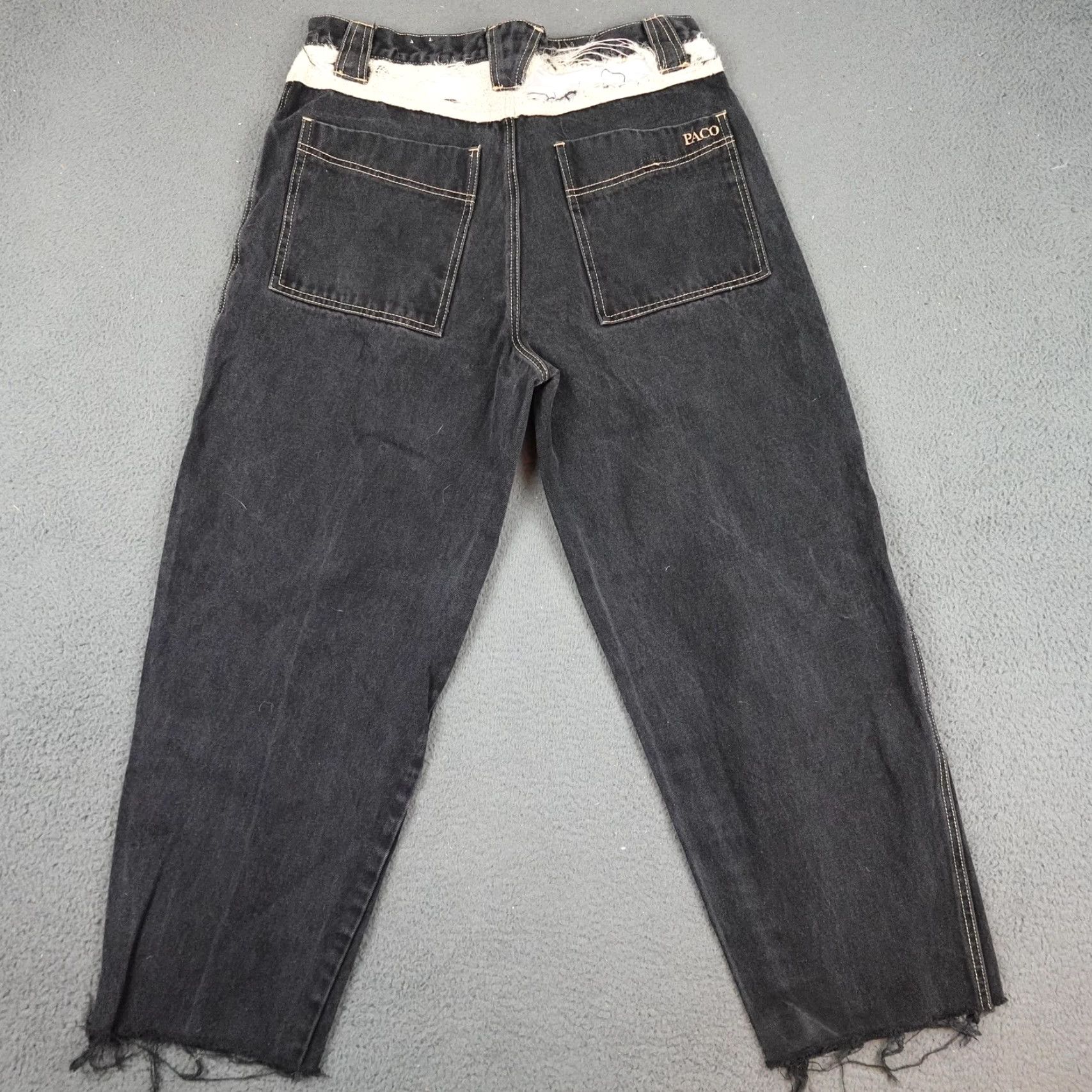 Vintage VINTAGE Paco Sports Jeans Mens 36 Charcoal Gray 90s Distressed Baggy 90s Y2K Jeans Mens 36 Vintage Size US 36 / EU 52 - 6 Thumbnail