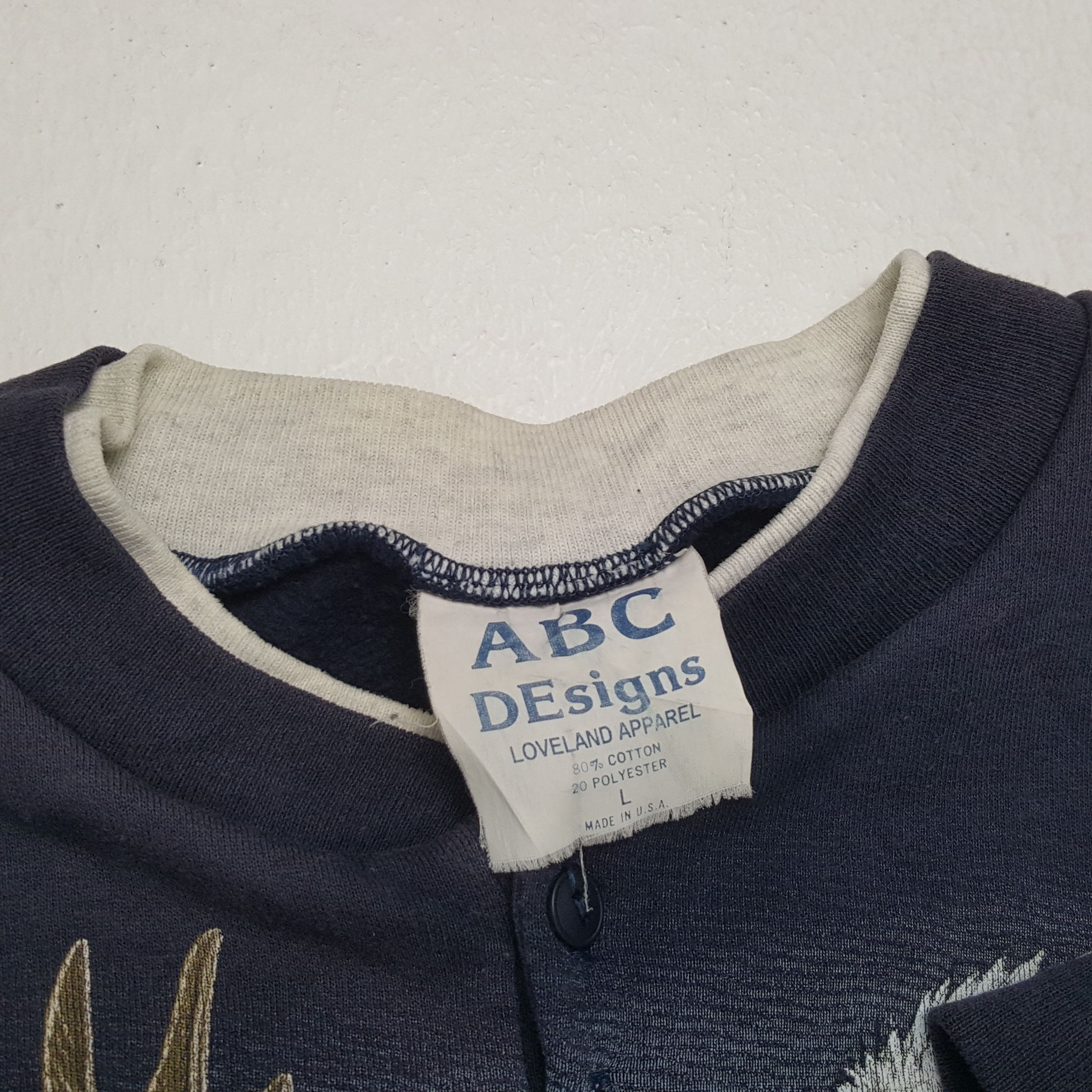 Vintage EAGLE ART Design Style Vintage Sweatshirt Size US M / EU 48-50 / 2 - 9 Thumbnail