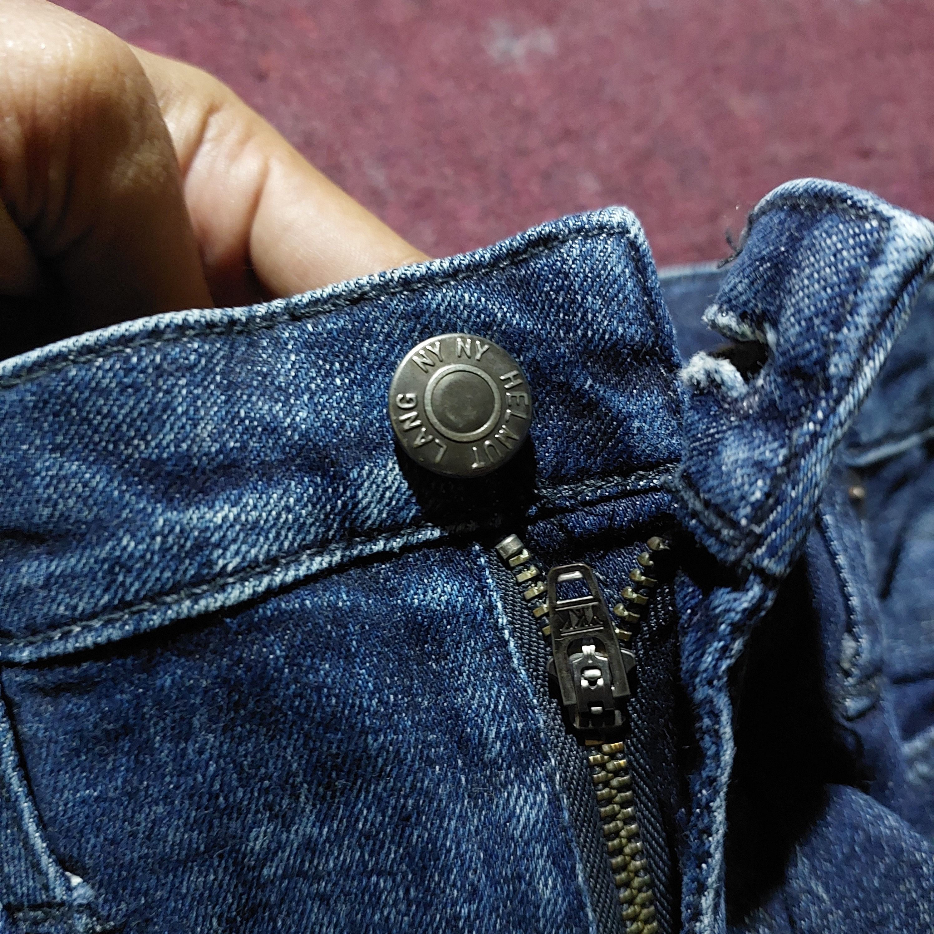 Helmut Lang Helmut Lang skinny blue denim pants Size US 26 / EU 42 - 6 Thumbnail