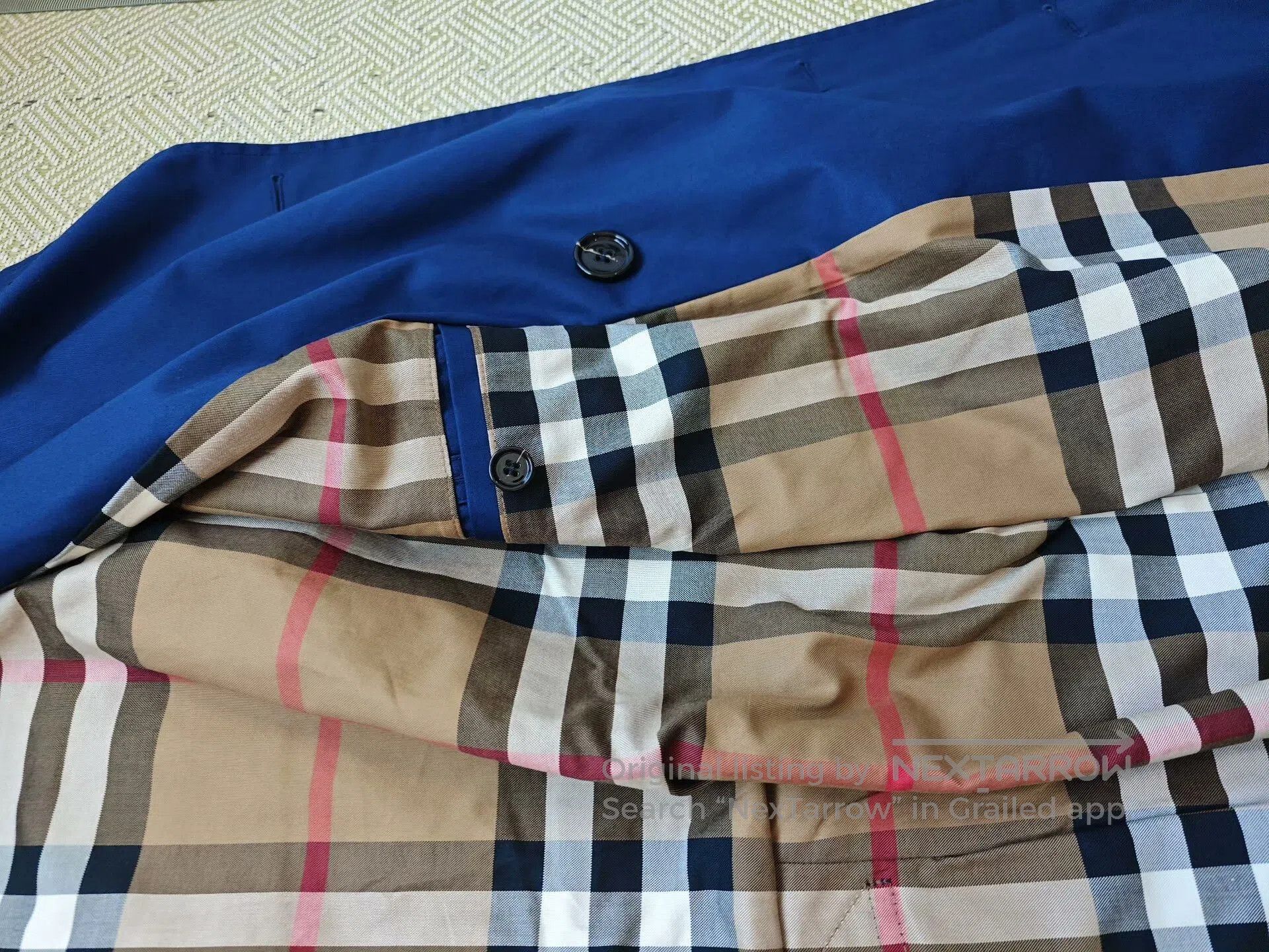 Burberry burberry classic navy blue trench coat. Size US XXL / EU 58 / 5 - 6 Thumbnail