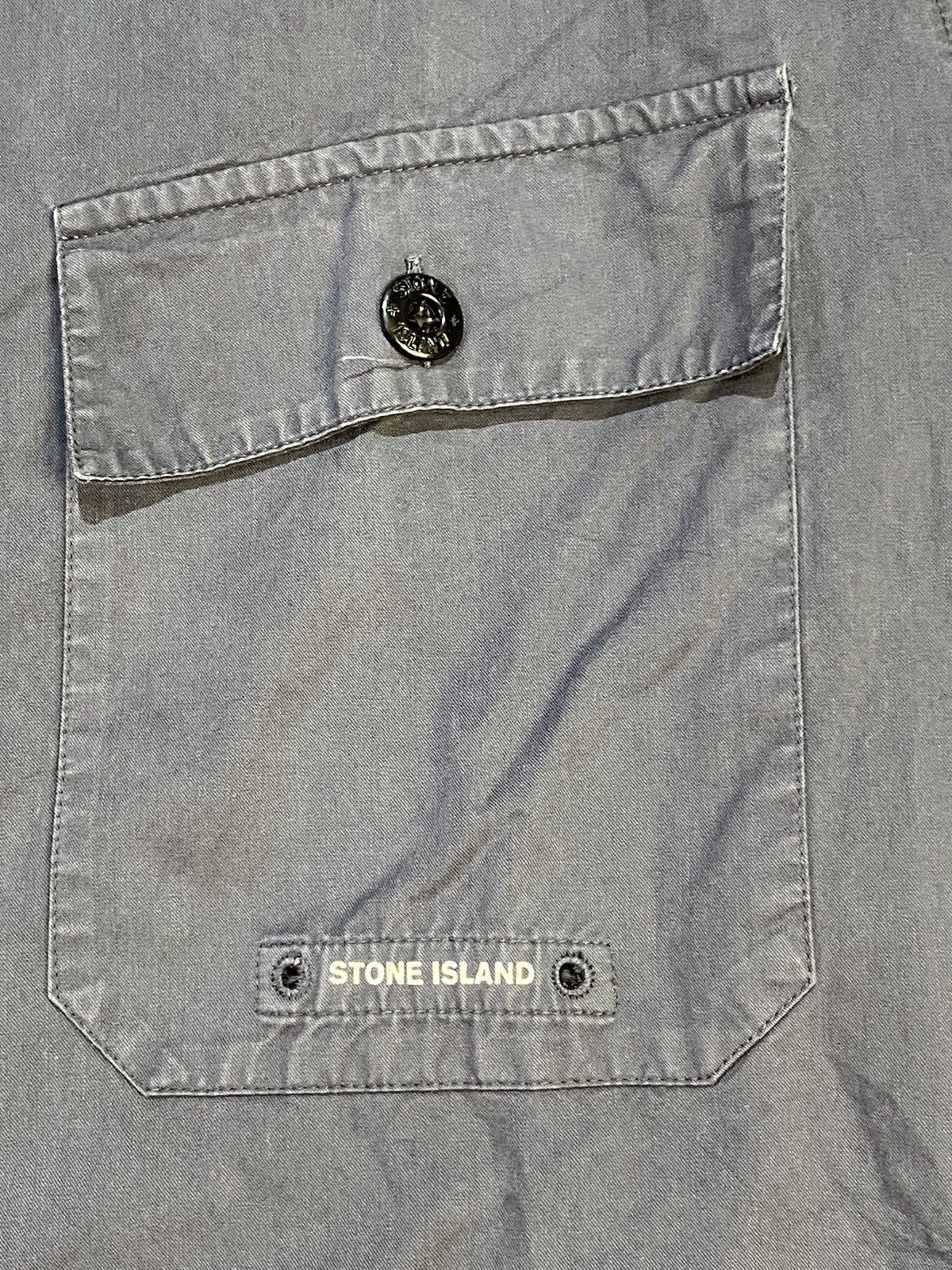 Stone Island 2000s AW Stone Island Shirt Jacket ART 33151010 LS Grey Size US M / EU 48-50 / 2 - 3 Thumbnail