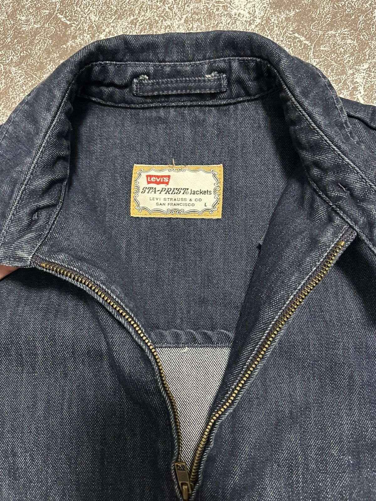 Levi's Vintage Clothing Levis Jacket Sta-prest Jeans Denim Vintage American Style Size US M / EU 48-50 / 2 - 5 Thumbnail