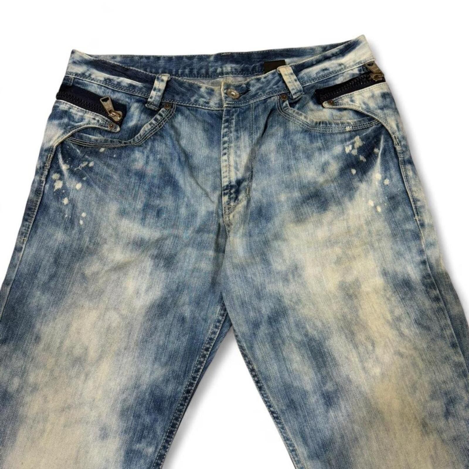 True Religion Y2K EXR Progressive light wash denim jeans light weight Size US 33 - 4 Thumbnail