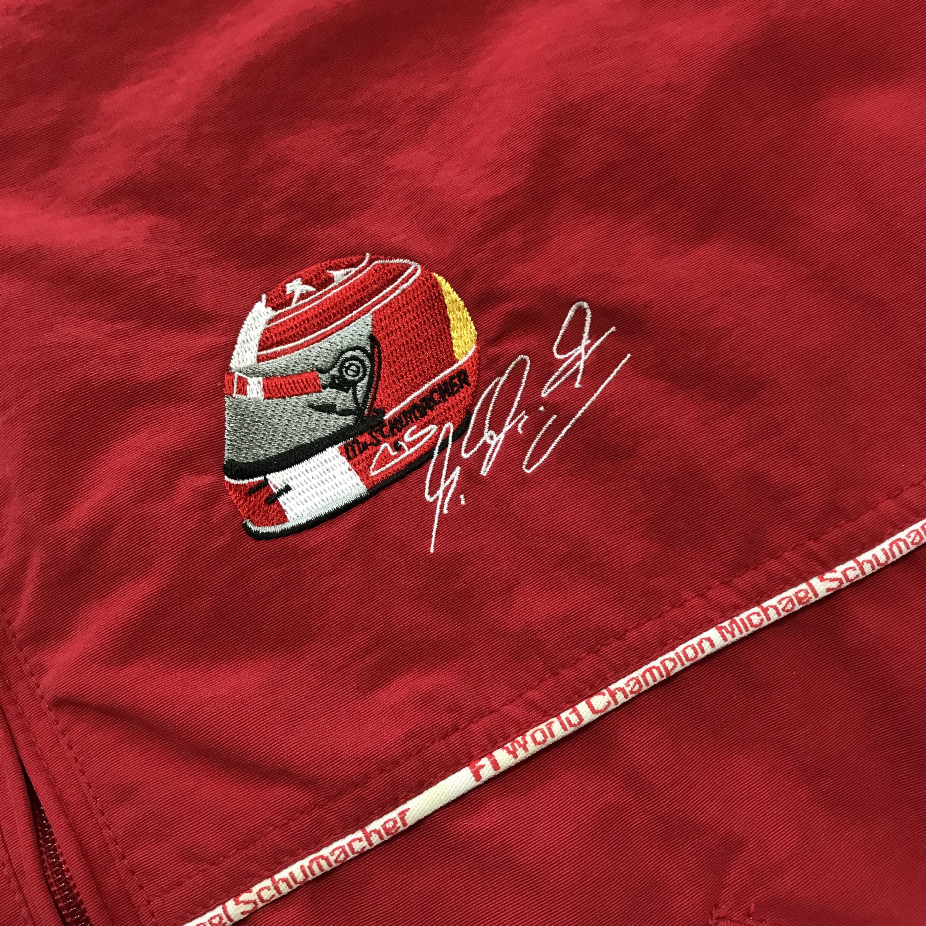 Formula 1 MICHAEL SCHUMACHER F1 Vintage Bomber Jacket 90s Rare Ferrari Size US L / EU 52-54 / 3 - 4 Thumbnail