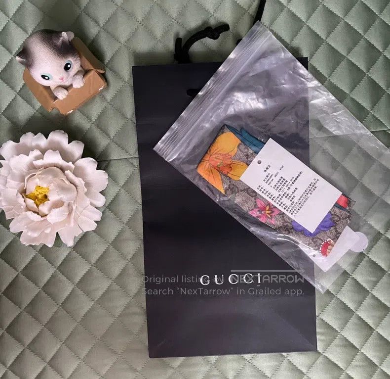 Gucci Gucci Mulberry silk scarf Size ONE SIZE - 9 Thumbnail