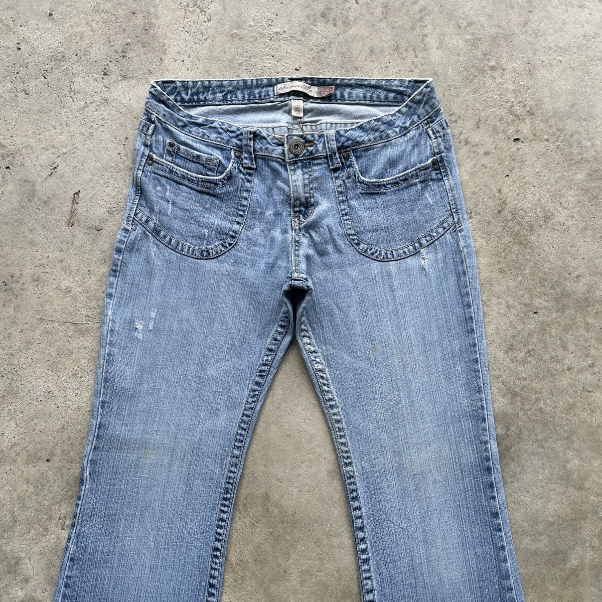 Japanese Brand Vintage Japanese Faded FLARE Denim BOOTCUT Jeans Pants W32 Size US 32 / EU 48 - 4 Thumbnail