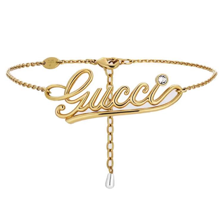 Gucci oc11z0126 Size: OS / Choker Necklace With Gucci Script Size ONE SIZE - 2 Thumbnail