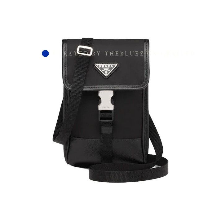 Prada Black Crossbody Bag with Adjustable Strap and Buckle Closure Size ONE SIZE - 1 Thumbnail