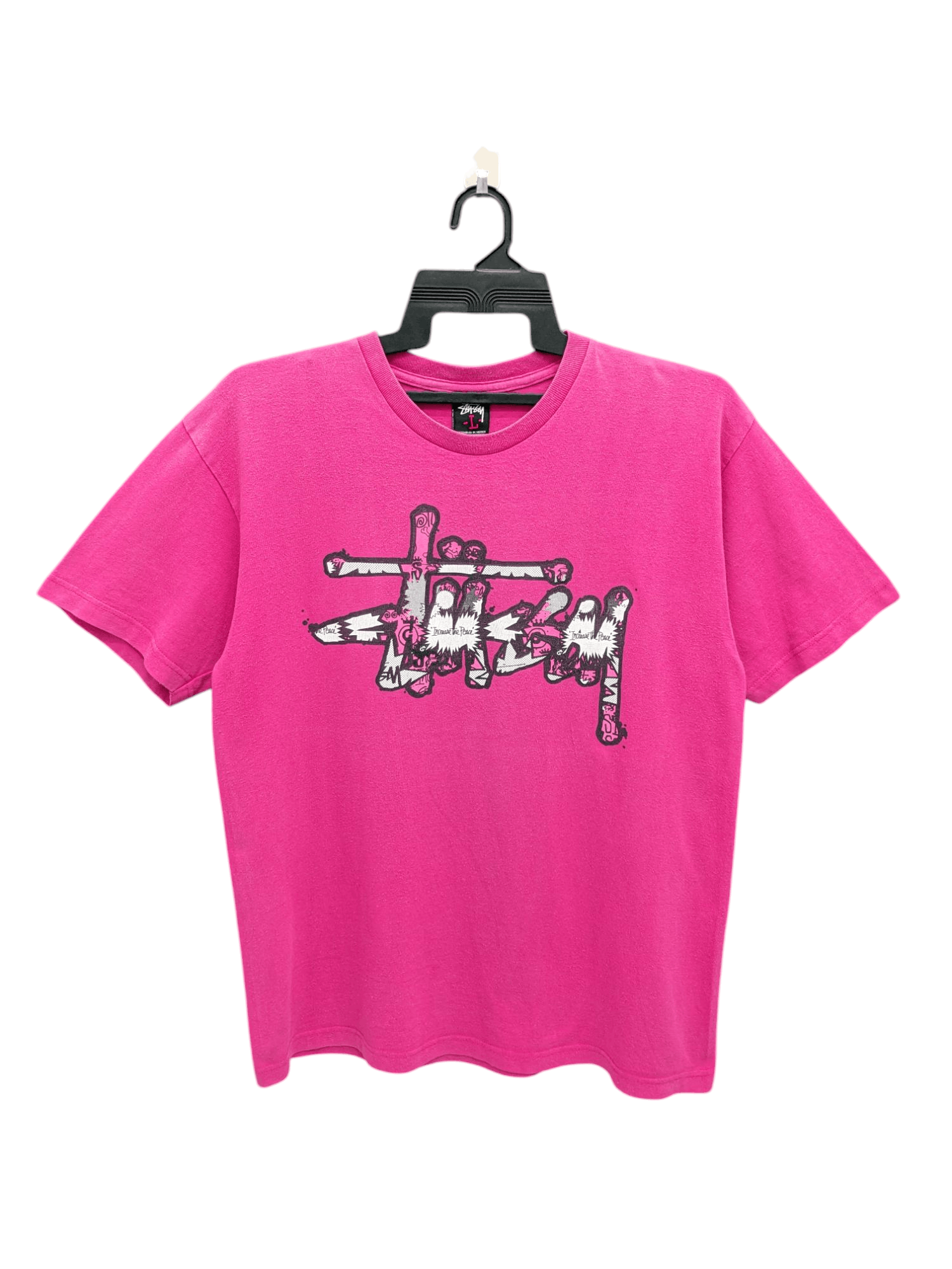 Stussy VINTAGE STUSSY SPELLOUT STREETWEAR TSHIRT Size US L / EU 52-54 / 3 - 1 Thumbnail