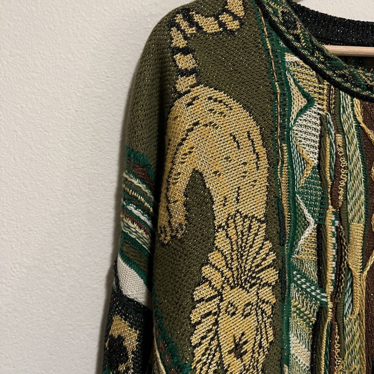 Kapital kapital 7g gaudy knit virgin mary sweater Size US L / EU 52-54 / 3 - 5 Thumbnail