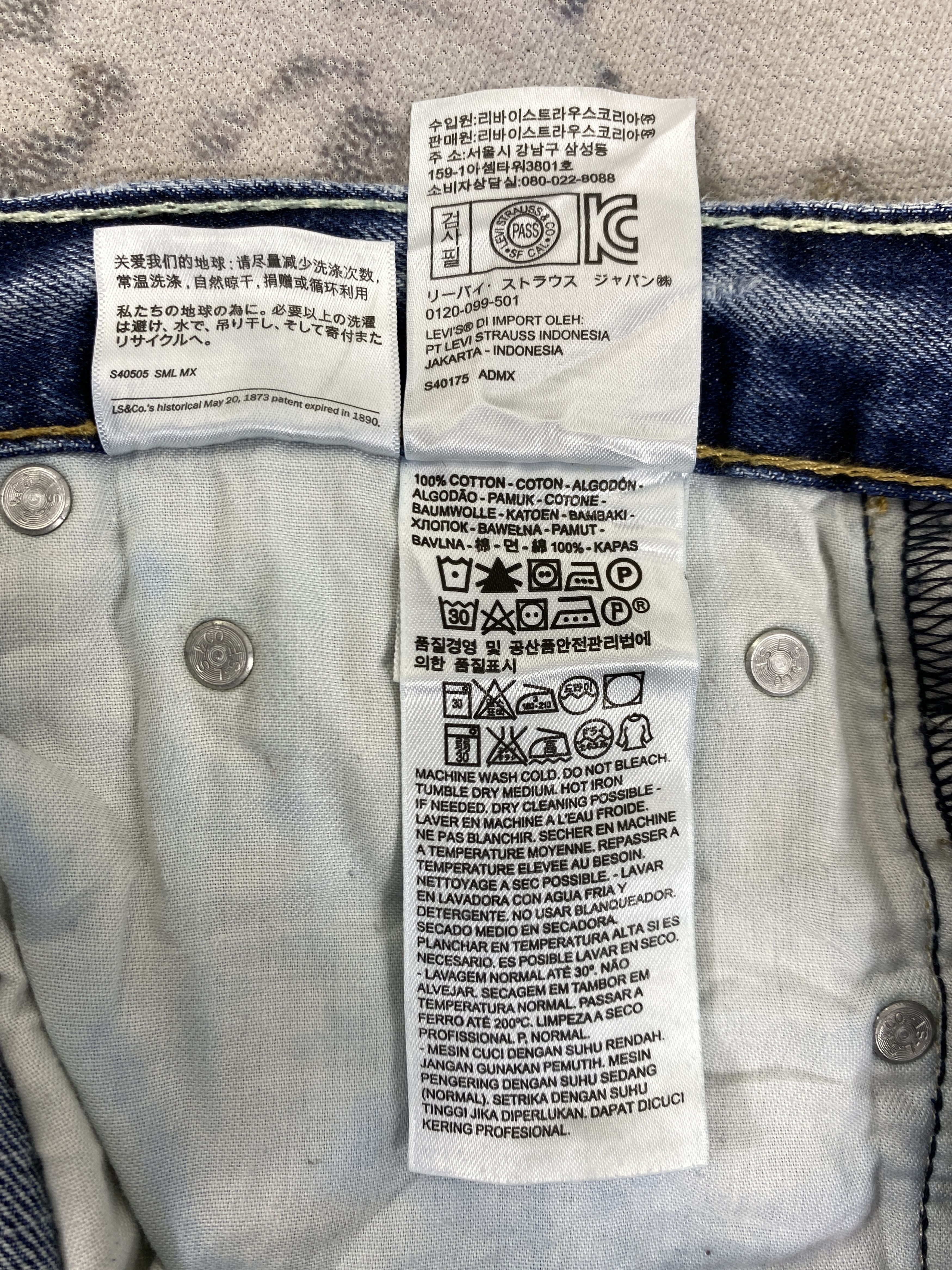 Levi's Blue Wash Vintage Levi's 569 Jeans 38x31 Denim -JN1064 Size US 38 / EU 54 - 11 Thumbnail