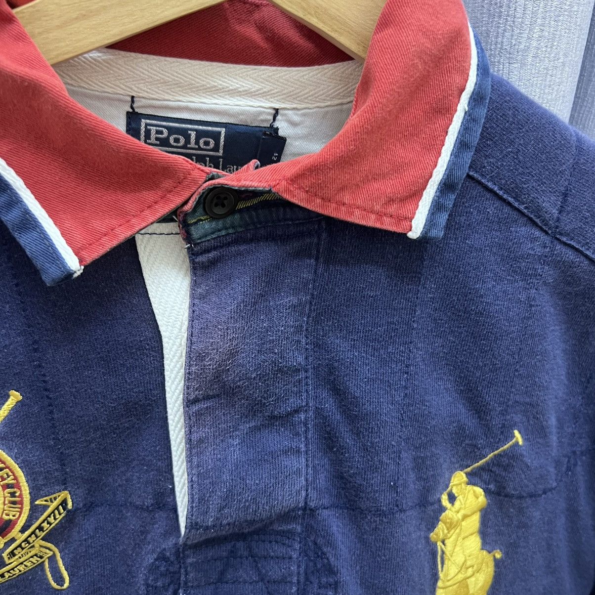 Polo Ralph Lauren Y2K Ralph Lauren Polo Vintage Rugby Shirt Blue Collar Size US L / EU 52-54 / 3 - 3 Thumbnail