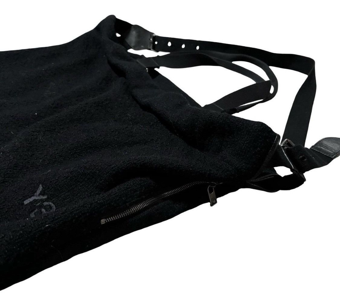 Yohji Yamamoto Yohji Yamamoto Y-3 Large Wool and Leather Bag Size ONE SIZE - 3 Thumbnail