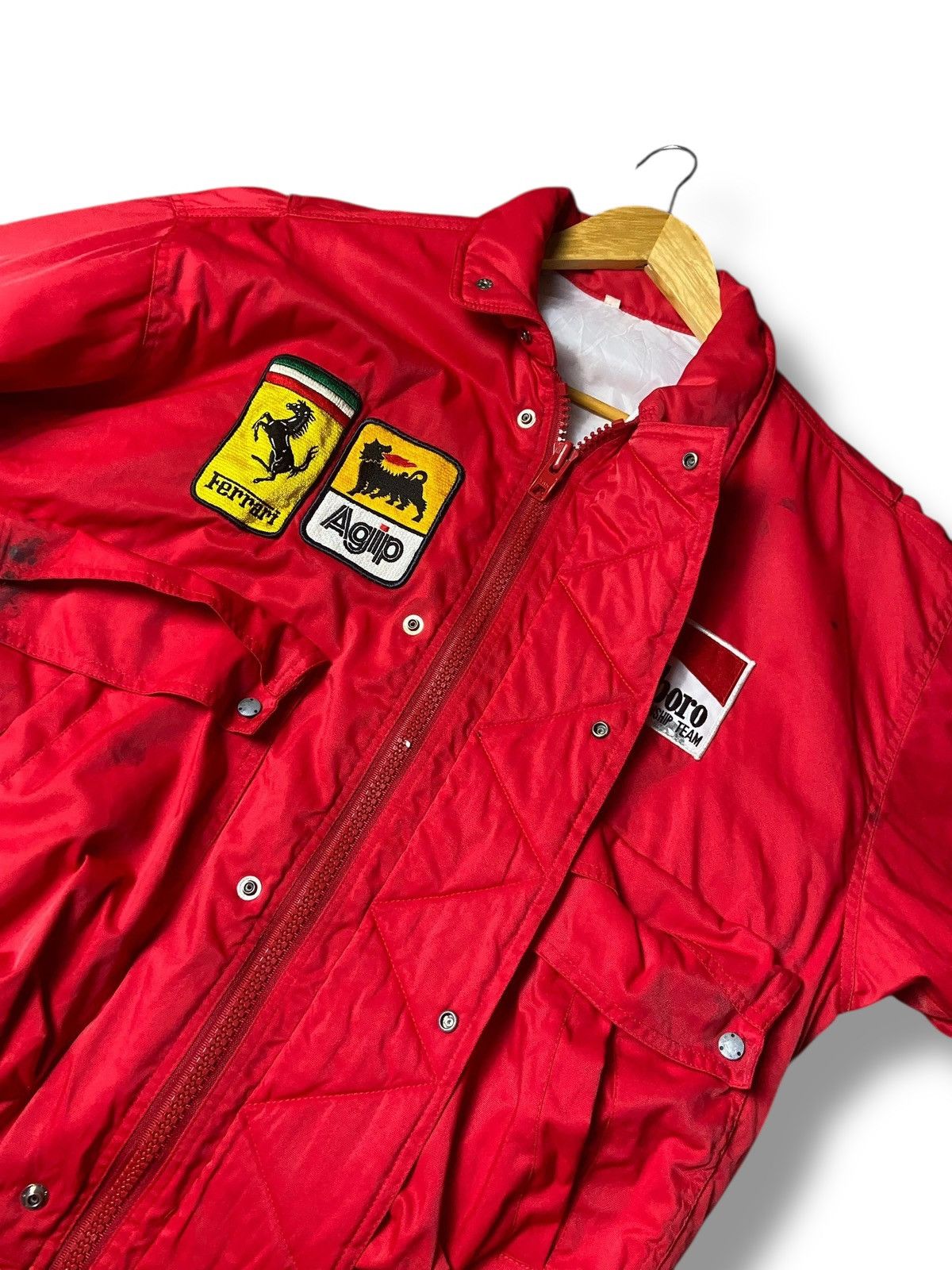 Japanese Brand Ferrari Marlboro F1 Racing Bomber Jacket (167) Size US L / EU 52-54 / 3 - 3 Thumbnail